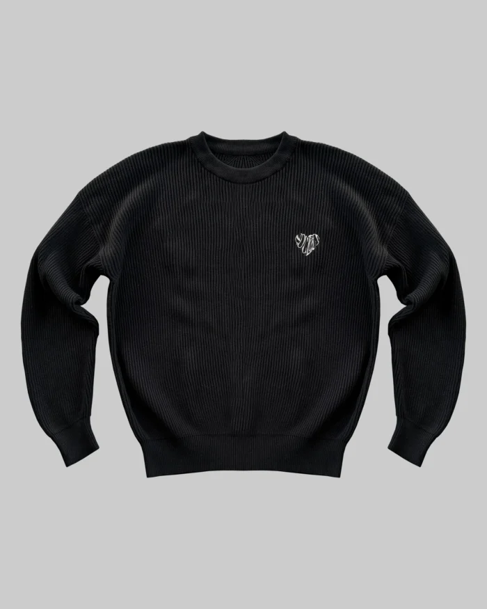 Noclout Sweat En Maille Plus Foncé Noir